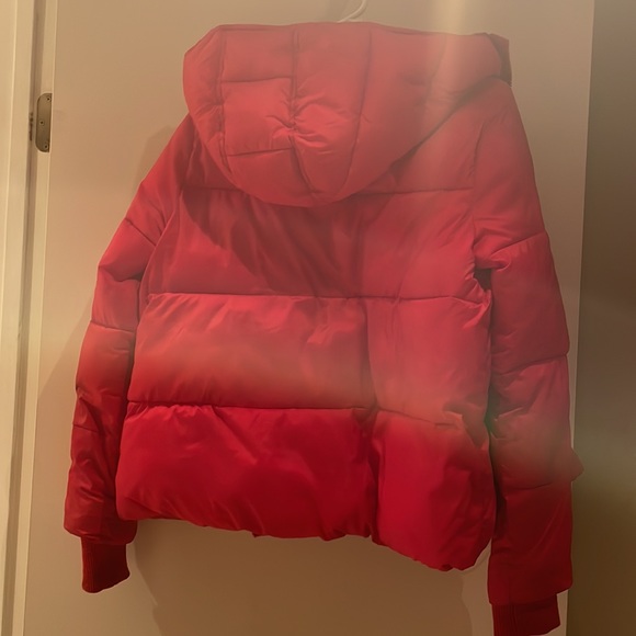Red puffer jacket - Picture 2 of 3
